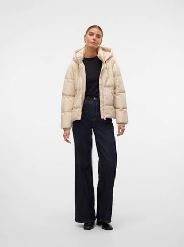 Vero Moda Kurtka pikowana w kolorze beżowym
