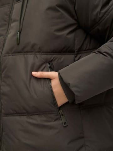 Vero Moda Doorgestikte jas kaki