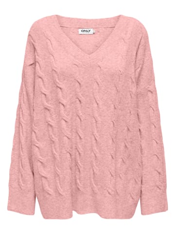 ONLY Sweter w kolorze jasnoróżowym