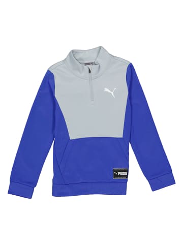 Puma Sweatshirt "Fit" blauw/grijs