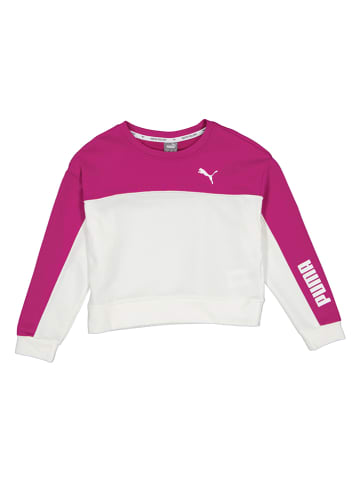 Puma Sweatshirt "Modern Sports" roze/wit