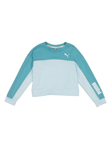 Puma Sweatshirt "Modern Sports" in Türkis