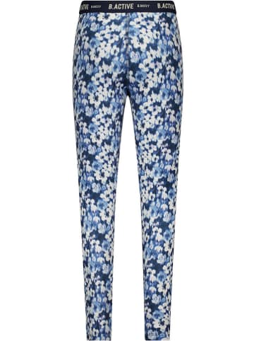 B.Nosy Trainingsleggings blauw/wit