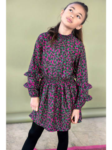 B.Nosy Kleid in Braun/ Pink/ Grün