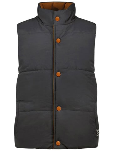 B.Nosy Omkeerbare bodywarmer antraciet/oranje