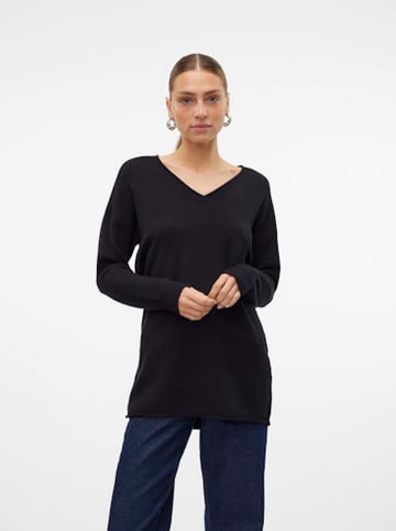 Vero Moda Sweter "Gold" w kolorze czarnym