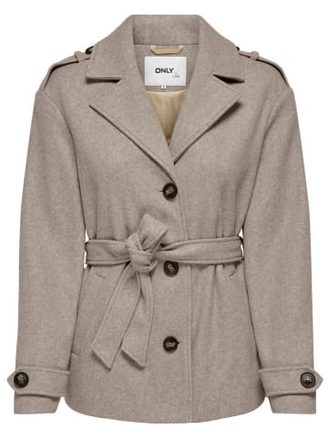 ONLY Übergangsjacke in Taupe