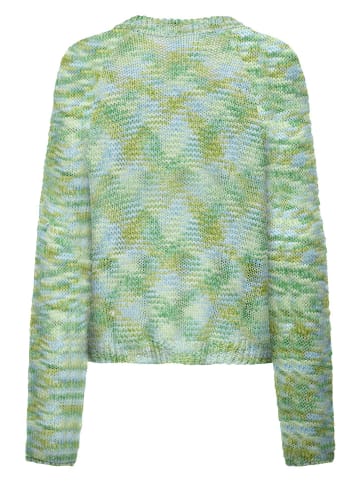 ONLY Pullover in Grün/ Hellblau