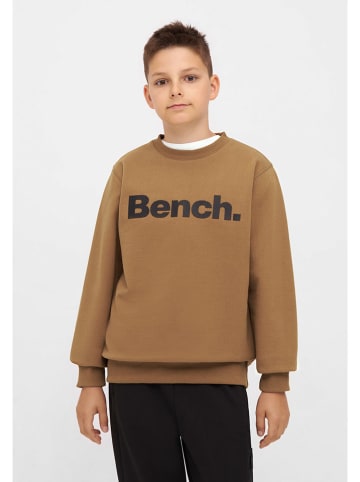 Bench Sweatshirt "Tipster Sports" in Hellbraun