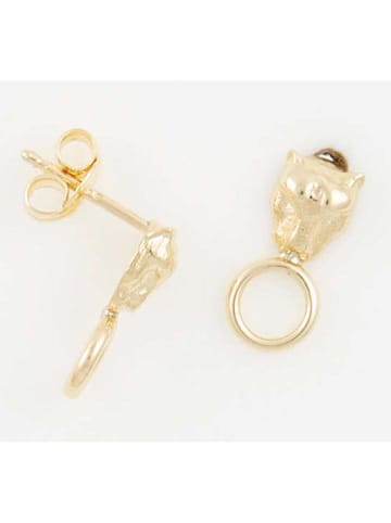OR ÉCLAT Złote kolczyki-wkrętki "Savage"