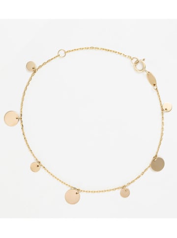 L instant d Or Gold-Armkette "Medaillon" mit Schmuckelementen