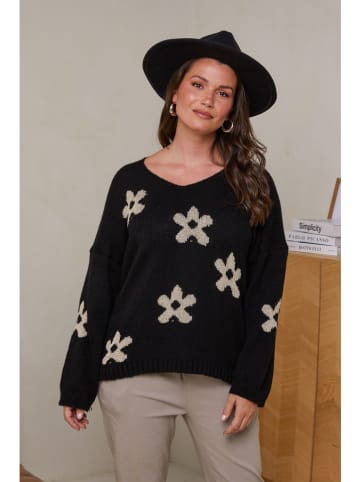 Curvy Lady Pullover in Schwarz