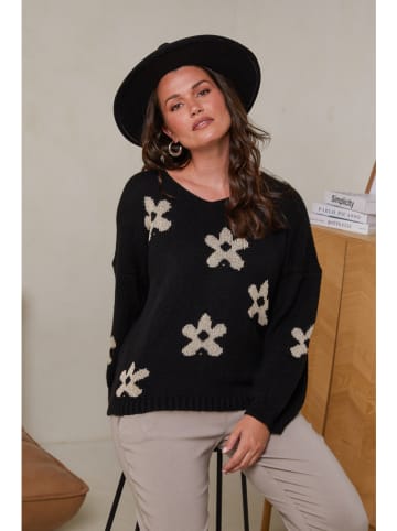 Curvy Lady Pullover in Schwarz
