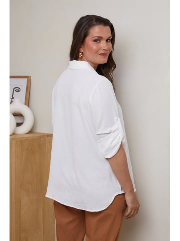 Curvy Lady Hemd in Weiß