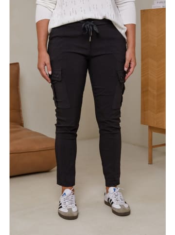 Curvy Lady Cargobroek zwart
