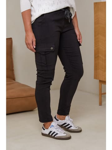 Curvy Lady Cargobroek zwart