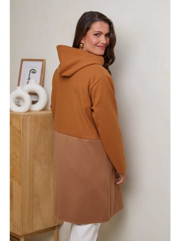 Curvy Lady Tussenmantel bruin