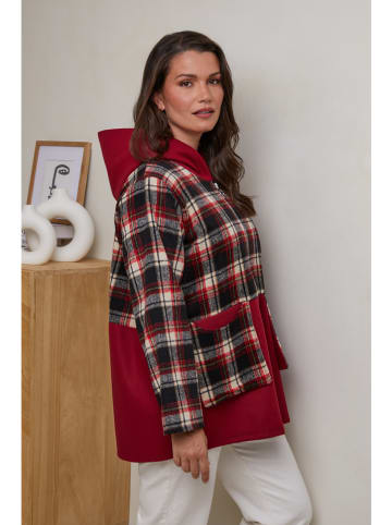 Curvy Lady Sweatvest bordeaux
