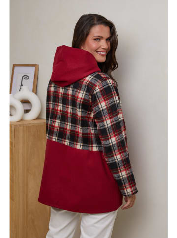 Curvy Lady Sweatvest bordeaux