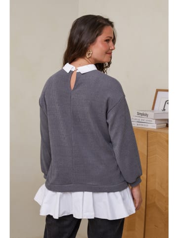 Curvy Lady Trui grijs