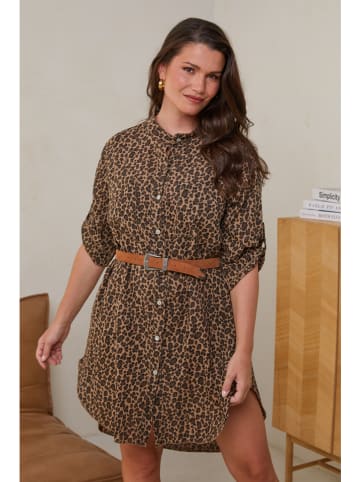 Curvy Lady Tuniek bruin