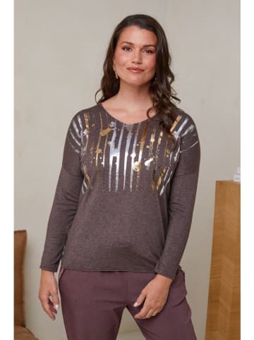 Curvy Lady Pullover in Braun