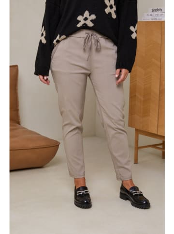 Curvy Lady Broek beige