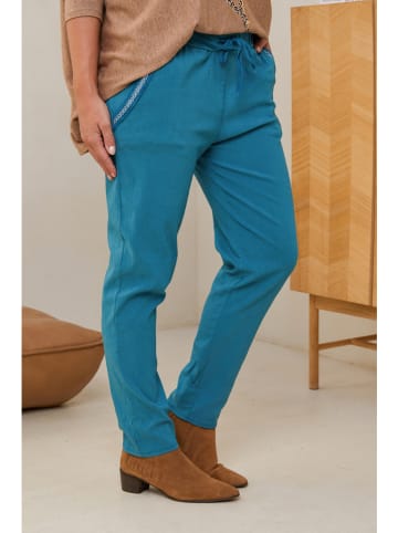 Curvy Lady Hose in Blau