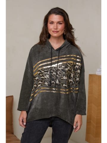 Curvy Lady Hoodie kaki
