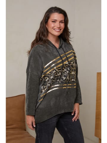Curvy Lady Hoodie kaki