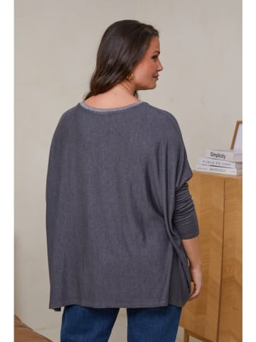 Curvy Lady Pullover in Anthrazit