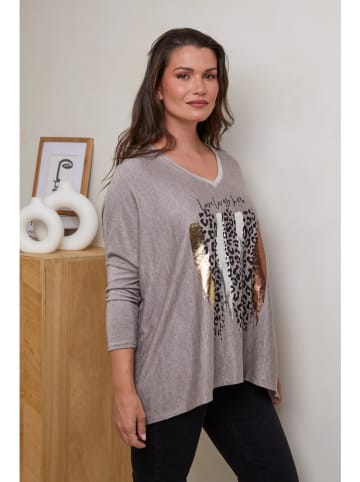 Curvy Lady Trui lichtbruin