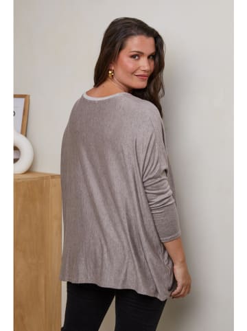 Curvy Lady Trui lichtbruin