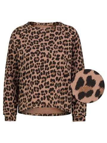 Sublevel Pullover in Hellbraun/ Schwarz