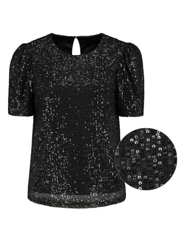 Sublevel Paillettenbluse in Schwarz