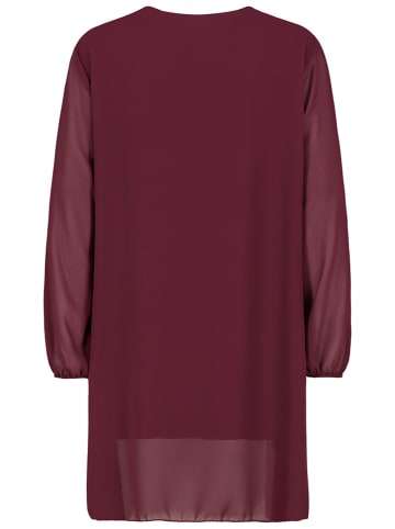 Sublevel Plisseekleid in Bordeaux