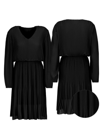 Sublevel Plisseekleid in Schwarz