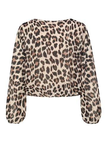 Sublevel Bluse in Creme/ Schwarz