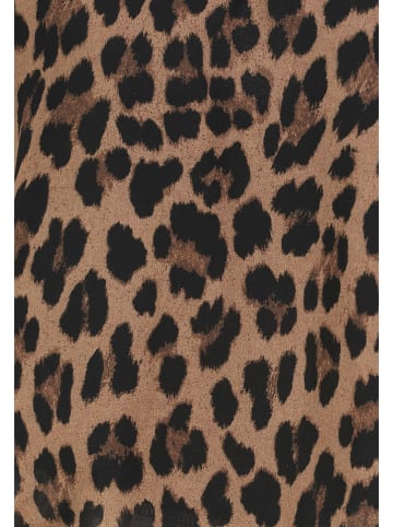 Sublevel Bluse in Hellbraun/ Schwarz
