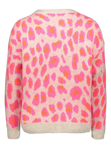 Sublevel Pullover in Beige/ Pink