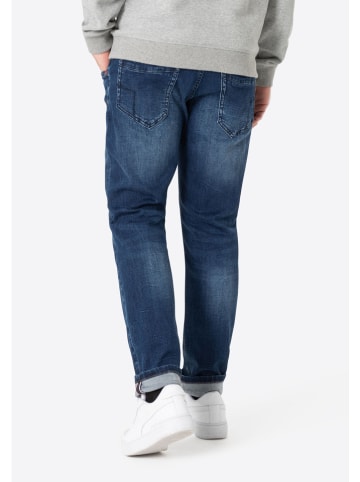 Timezone Spijkercargobroek "JackTZ" - regular fit - blauw