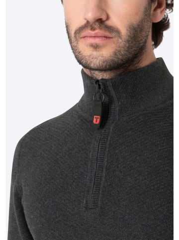 Timezone Sweter w kolorze antracytowym