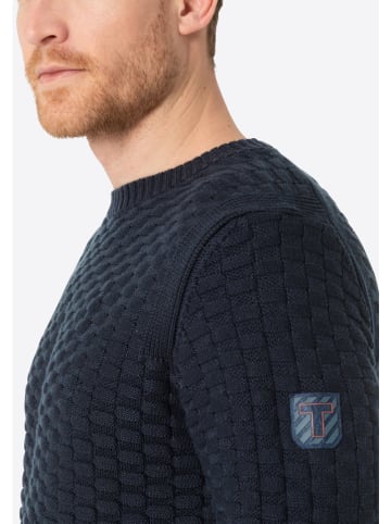 Timezone Sweter w kolorze granatowym