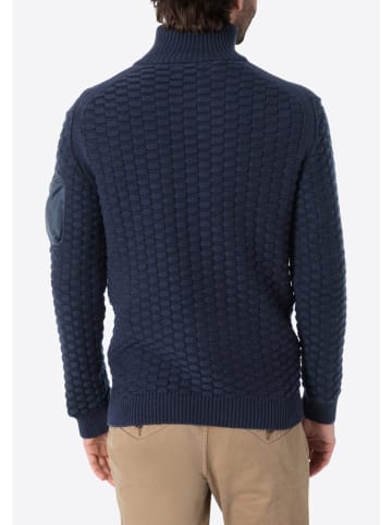 Timezone Sweter w kolorze granatowym