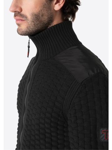 Timezone Cardigan in Schwarz