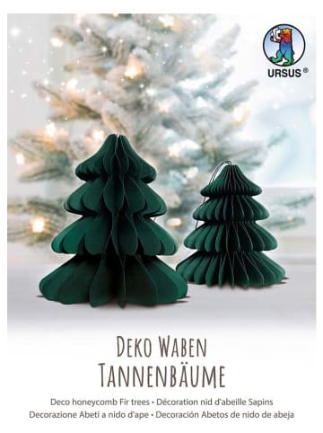 URSUS Baselset "Deko-Waben - Tannenbäume" in Grün