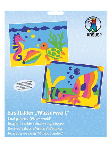 URSUS Sandbilder-Bastelset "Wasserwelt" in Bunt