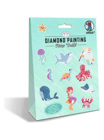 URSUS Kreativset "Diamond Painting Sticker - Sealife" in Bunt