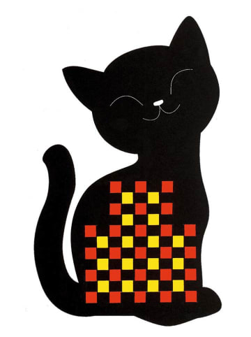 URSUS Flechtmotive-Bastelset "Neon-Look" in Bunt/ Schwarz