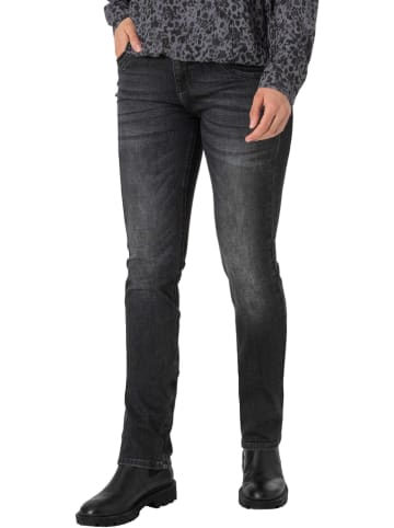 Timezone Spijkerbroek "Tahila" - slim fit - zwart